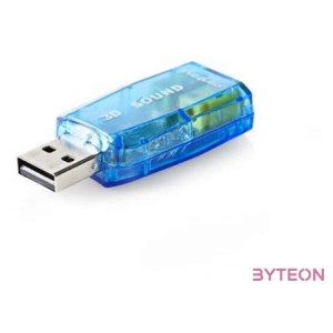 Nedis USCR10051BU hangkártya 5.1 csatornák USB