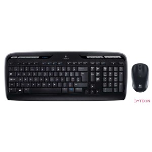 Logitech MK330 billentyűzet Vezeték nélküli RF QWERTZ Német Fekete