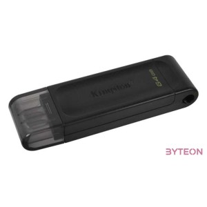 Kingston Technology DataTraveler 70 USB flash meghajtó 64 GB USB C-típus 3.2 Gen 1 (3.1 Gen 1) Fekete