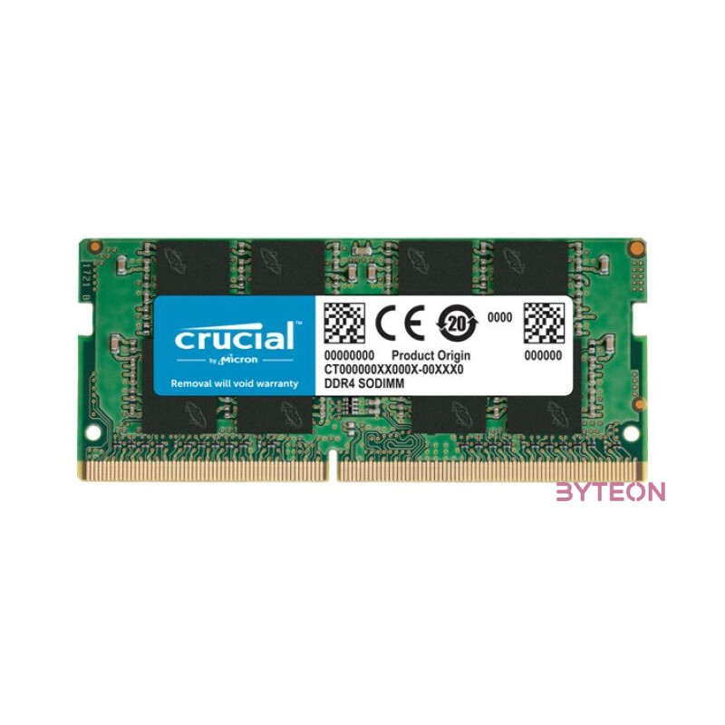Crucial CT16G4SFRA32A memóriamodul 16 GB 1 x 16 GB DDR4 3200 Mhz