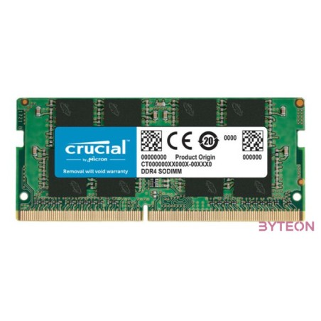 Crucial CT16G4SFRA32A memóriamodul 16 GB 1 x 16 GB DDR4 3200 Mhz