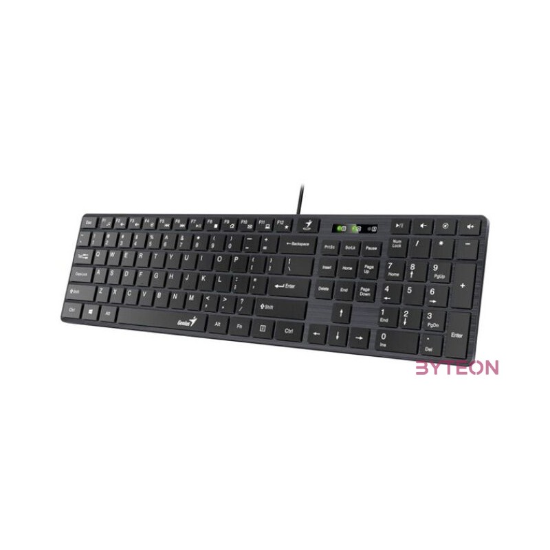 Genius SlimStar 126  (HU, USB) - Fekete