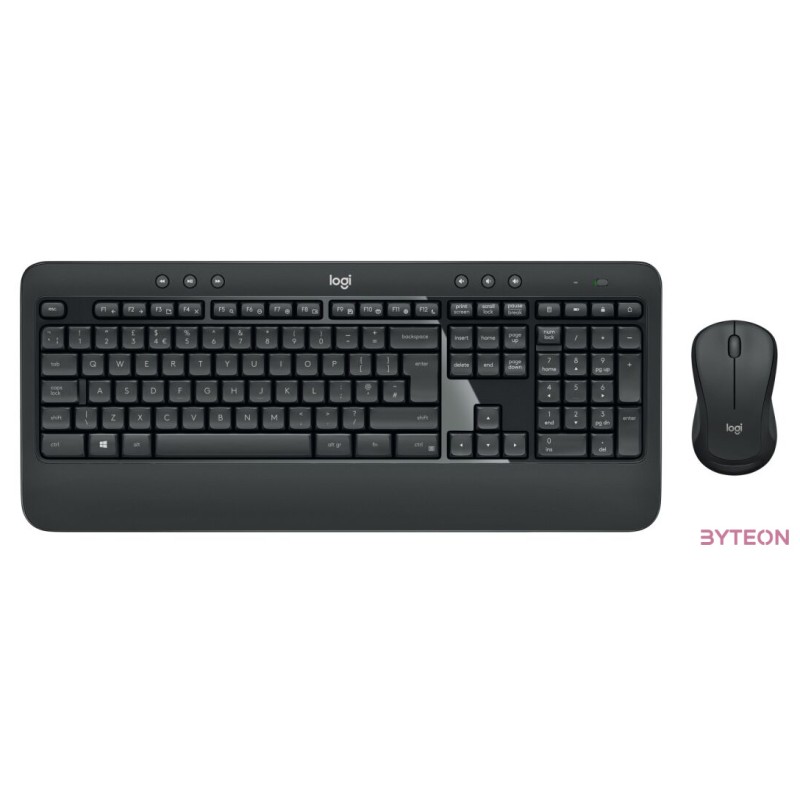 Logitech MK540 Advanced billentyűzet Vezeték nélküli RF QWERTZ Német Fekete, Fehér