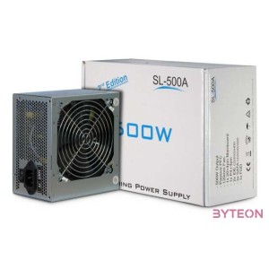 Inter-Tech SL-500A tápegység 500 W 204 pin ATX ATX Szürke