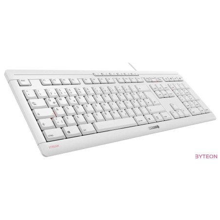 CHERRY JK-8500 billentyűzet USB QWERTY Angol Fehér