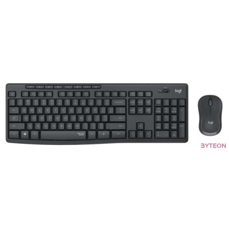Logitech MK295 Silent Wireless Combo billentyűzet Vezeték nélküli RF QWERTZ Német Fekete