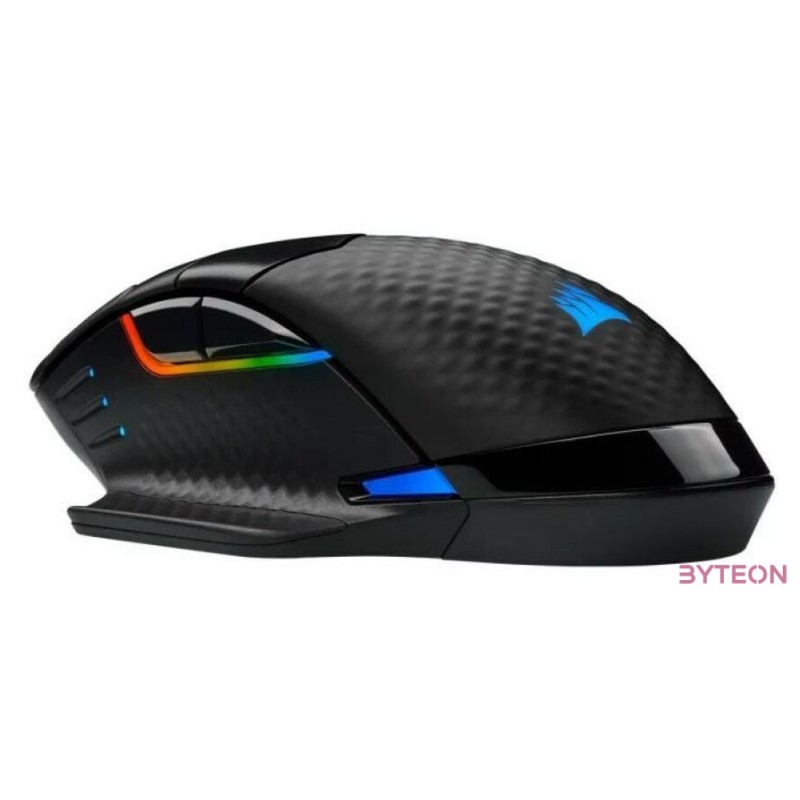 Corsair DARK CORE RGB PRO egér Jobbkezes RF WirelessBluetoothUSB Type-A Optikai 18000 DPI