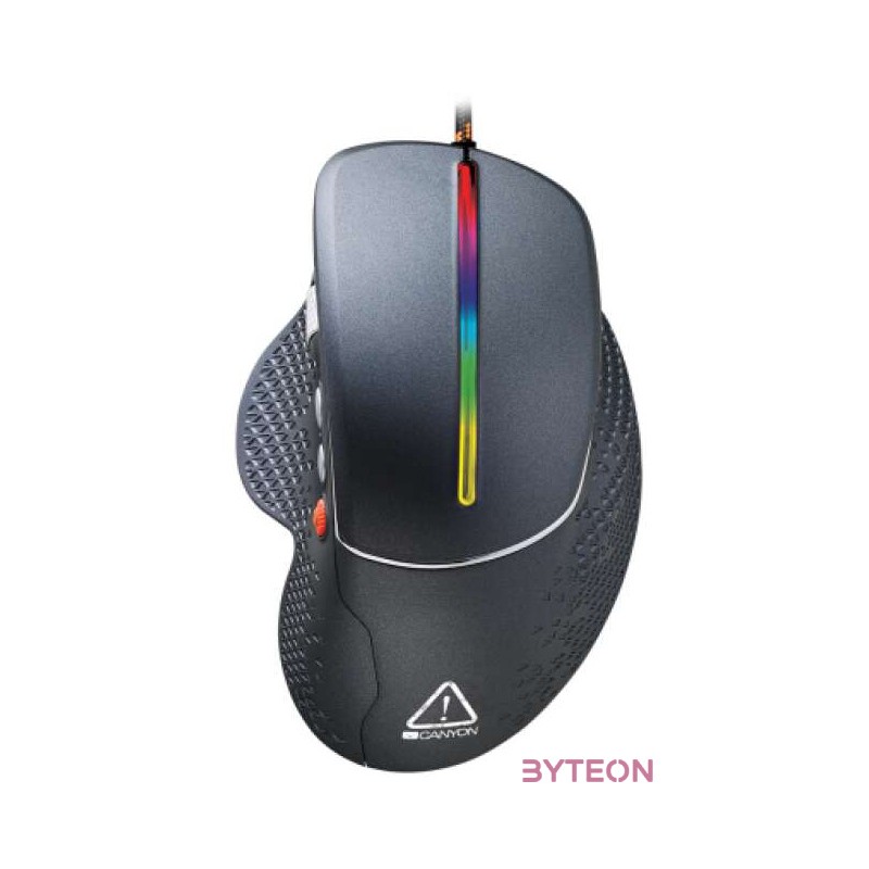 Canyon Apstar egér USB A típus Optikai 6400 DPI Jobbkezes