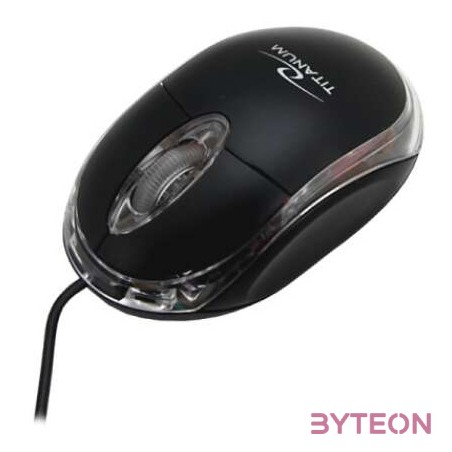 TITANUM TM102K egér USB A típus Optikai 1000 DPI Kétkezes