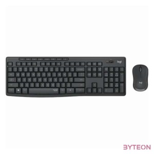 Logitech MK295 Silent Wireless Combo billentyűzet Vezeték nélküli RF QWERTZ Német Fekete