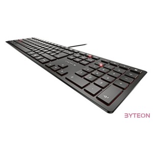 CHERRY KC 6000 Slim billentyűzet USB QWERTZ Német Fekete