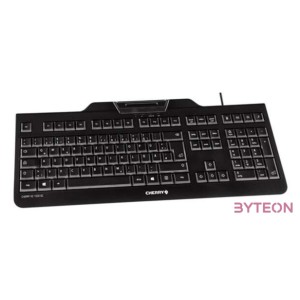 CHERRY KC 1000 SC billentyűzet USB QWERTZ Német Fekete