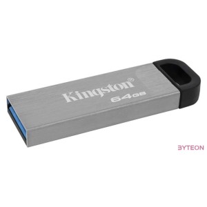 Kingston Technology DataTraveler Kyson USB flash meghajtó 64 GB USB A típus 3.2 Gen 1 (3.1 Gen 1) Ezüst