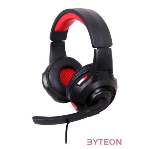 Gembird GHS-U-5.1-01 fejhallgató és headset Fejpánt Fekete, Vörös