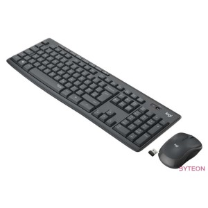 Logitech MK295 Silent Wireless Combo billentyűzet Vezeték nélküli RF QWERTZ Német Fekete