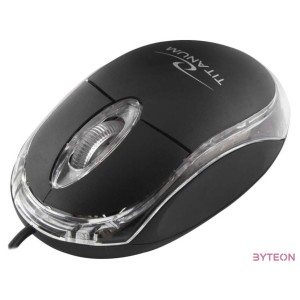 TITANUM TM102K egér USB A típus Optikai 1000 DPI Kétkezes