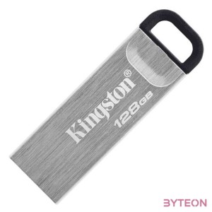 Kingston Technology DataTraveler Kyson USB flash meghajtó 128 GB USB A típus 3.2 Gen 1 (3.1 Gen 1) Ezüst