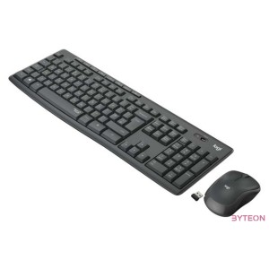 Logitech MK295 Silent Wireless Combo billentyűzet Vezeték nélküli RF QWERTZ Német Fekete