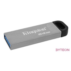 Kingston Technology DataTraveler Kyson USB flash meghajtó 64 GB USB A típus 3.2 Gen 1 (3.1 Gen 1) Ezüst