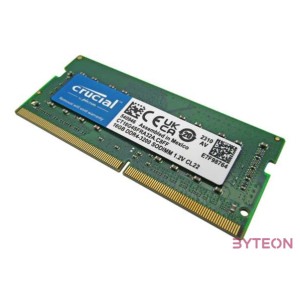 Crucial CT16G4SFRA32A memóriamodul 16 GB 1 x 16 GB DDR4 3200 Mhz