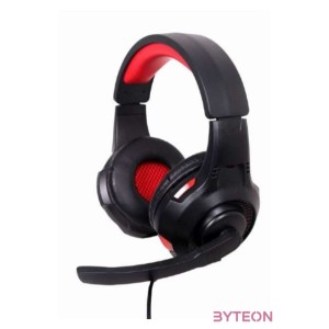 Gembird GHS-U-5.1-01 fejhallgató és headset Fejpánt Fekete, Vörös