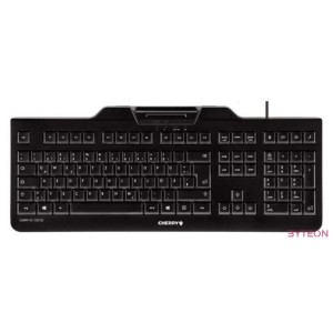 CHERRY KC 1000 SC billentyűzet USB QWERTZ Német Fekete