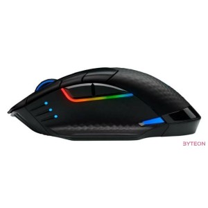 Corsair DARK CORE RGB PRO egér Jobbkezes RF WirelessBluetoothUSB Type-A Optikai 18000 DPI
