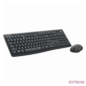 Logitech MK295 Silent Wireless Combo billentyűzet Vezeték nélküli RF QWERTZ Német Fekete