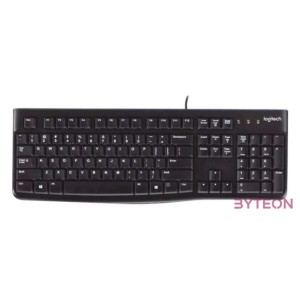 Logitech K120 billentyűzet USB QWERTY International North Sea Fekete