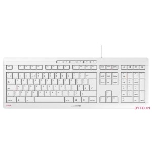 CHERRY JK-8500 billentyűzet USB QWERTY Angol Fehér