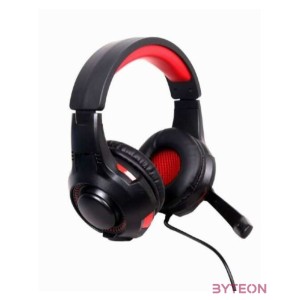 Gembird GHS-U-5.1-01 fejhallgató és headset Fejpánt Fekete, Vörös