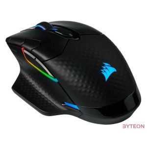 Corsair DARK CORE RGB PRO egér Jobbkezes RF WirelessBluetoothUSB Type-A Optikai 18000 DPI