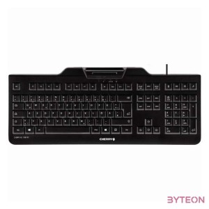 CHERRY KC 1000 SC billentyűzet USB QWERTZ Német Fekete