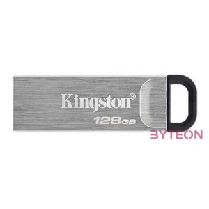 Kingston Technology DataTraveler Kyson USB flash meghajtó 128 GB USB A típus 3.2 Gen 1 (3.1 Gen 1) Ezüst