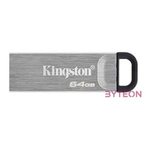 Kingston Technology DataTraveler Kyson USB flash meghajtó 64 GB USB A típus 3.2 Gen 1 (3.1 Gen 1) Ezüst
