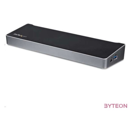 StarTech.com DK30CH2DPPDU dokkoló állomás és port replikátor Vezetékes USB 3.2 Gen 1 (3.1 Gen 1) Type-C Fekete, Ezüst