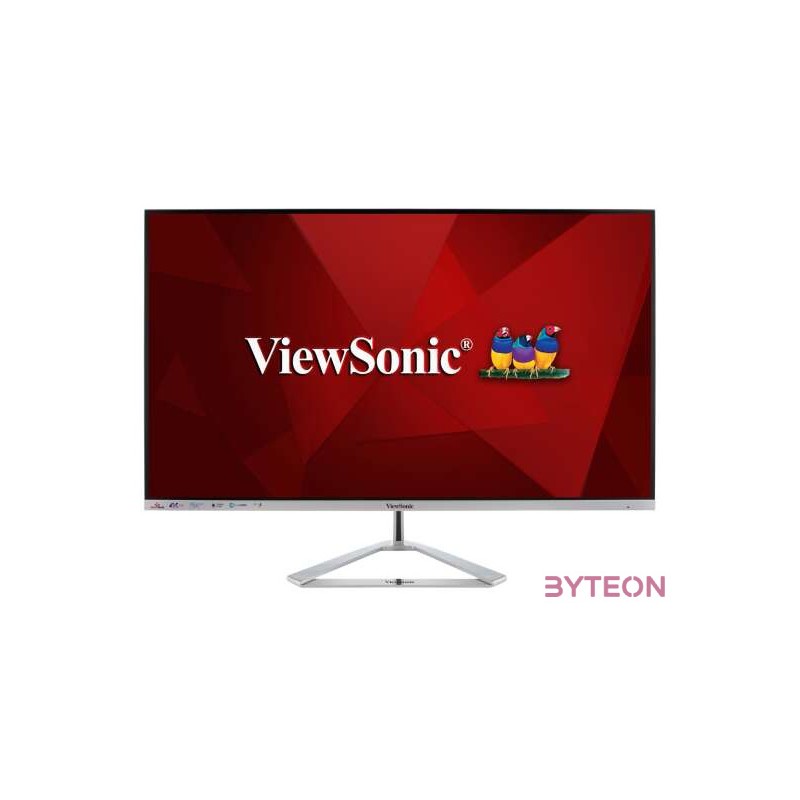 Viewsonic VX Series VX3276-4K-MHD számítógép monitor 81,3 cm (32) 3840 x 2160 pixelek 4K Ultra HD LED Ezüst
