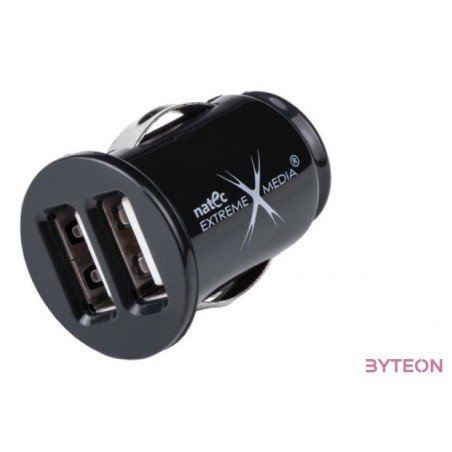 NATEC NUC-0564 mobiltelefon töltő Automatikus Fekete