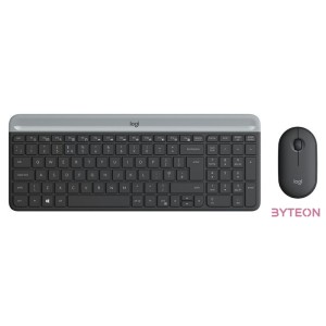Logitech MK470 billentyűzet Vezeték nélküli RF QWERTZ Német Grafit
