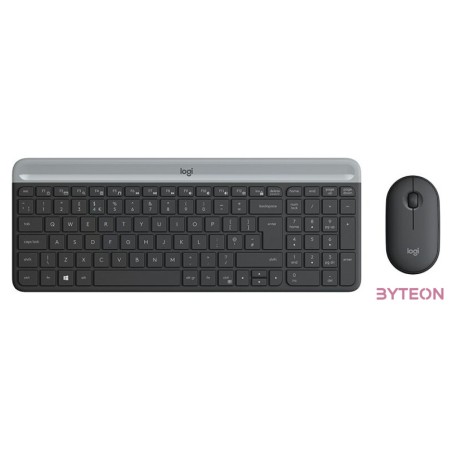 Logitech MK470 billentyűzet Vezeték nélküli RF QWERTZ Német Grafit