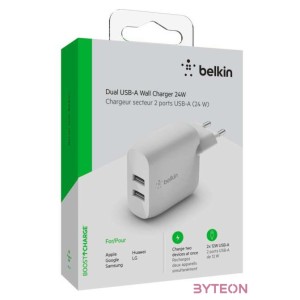 Belkin WCB002VFWH mobiltelefon töltő Beltéri Fehér