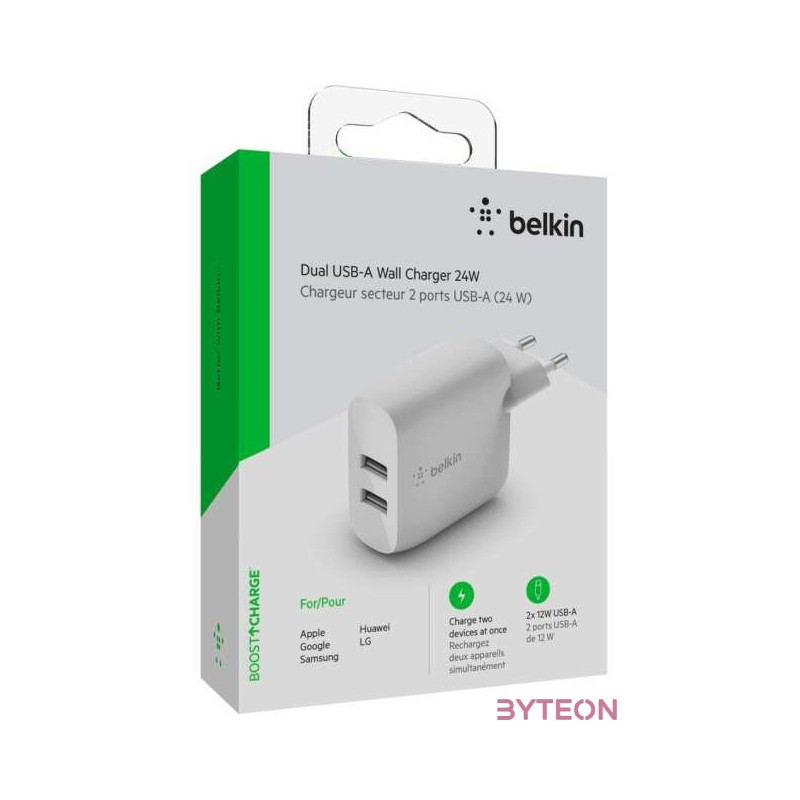 Belkin WCB002VFWH mobiltelefon töltő Beltéri Fehér