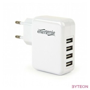 EnerGenie EG-U4AC-02 mobiltelefon töltő Beltéri Fehér