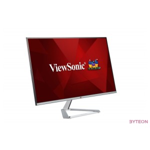Viewsonic VX Series VX2476-SMH LED display 60,5 cm (23.8) 1920 x 1080 pixelek Full HD Fekete, Ezüst