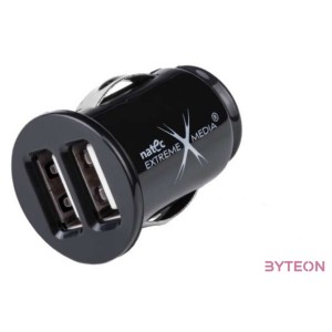 NATEC NUC-0564 mobiltelefon töltő Automatikus Fekete