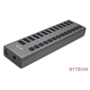 i-tec U3CHARGEHUB13 mobiltelefon töltő Beltéri Szürke