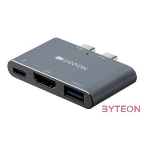 Canyon CNS-TDS01DG dokkoló állomás és port replikátor Szürke