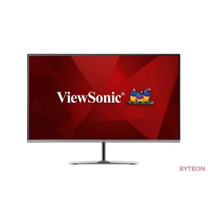 Viewsonic VX Series VX2476-SMH LED display 60,5 cm (23.8) 1920 x 1080 pixelek Full HD Fekete, Ezüst