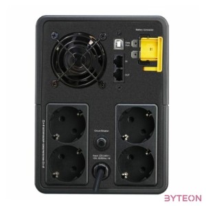 APC BX2200MI-GR szünetmentes tápegység (UPS) Vonal interaktív 2200 VA 1200 W 4 AC kimenet(ek)