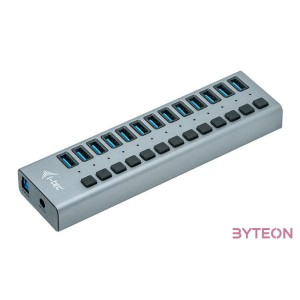 i-tec U3CHARGEHUB13 mobiltelefon töltő Beltéri Szürke